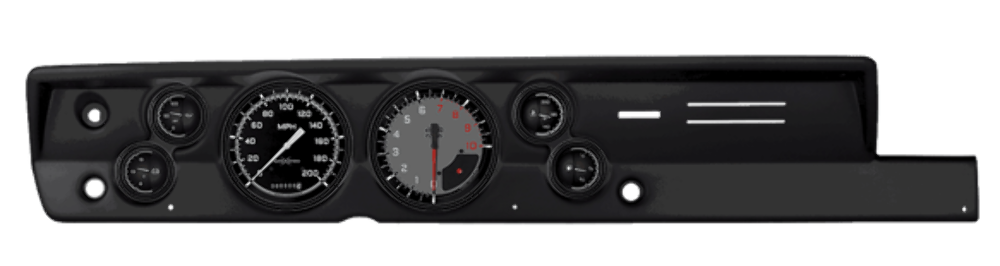 Classic Instruments AutoCross Gray Series short-sweep CDPB67AXG51BL