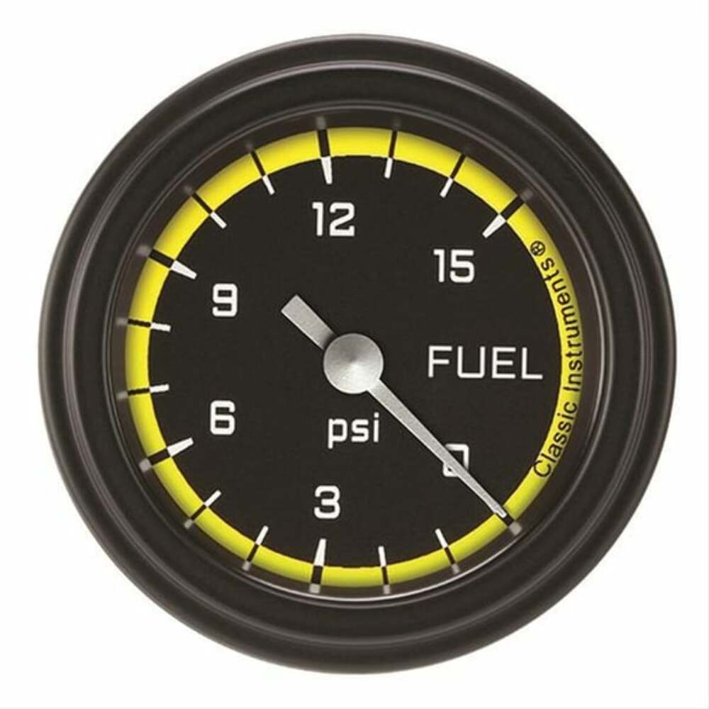 Classic analog gauge set black