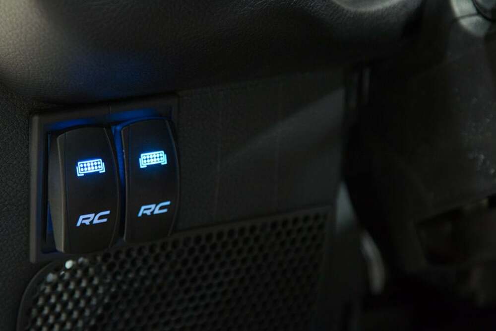 Auxiliary Switch Bezel; Dual by Rough Country