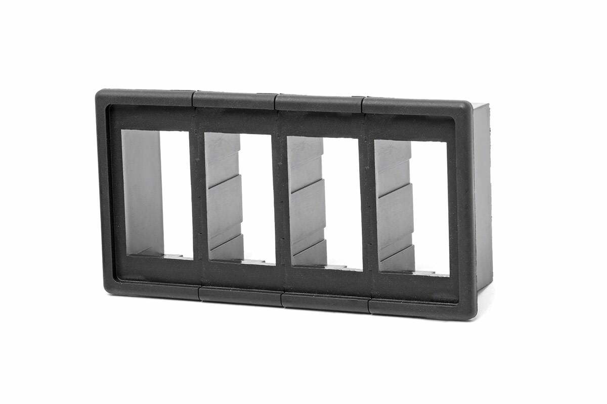 Auxiliary Switch Bezel; Quad by Rough Country