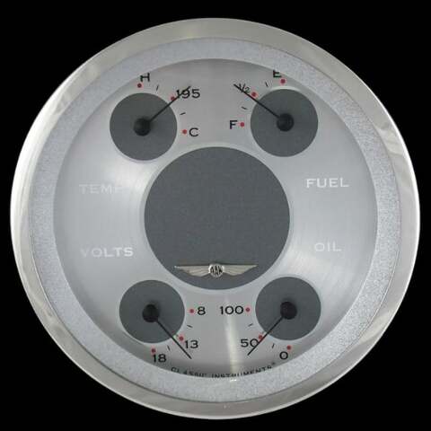All American 4 5/8" Quad Gauge AW31SRC