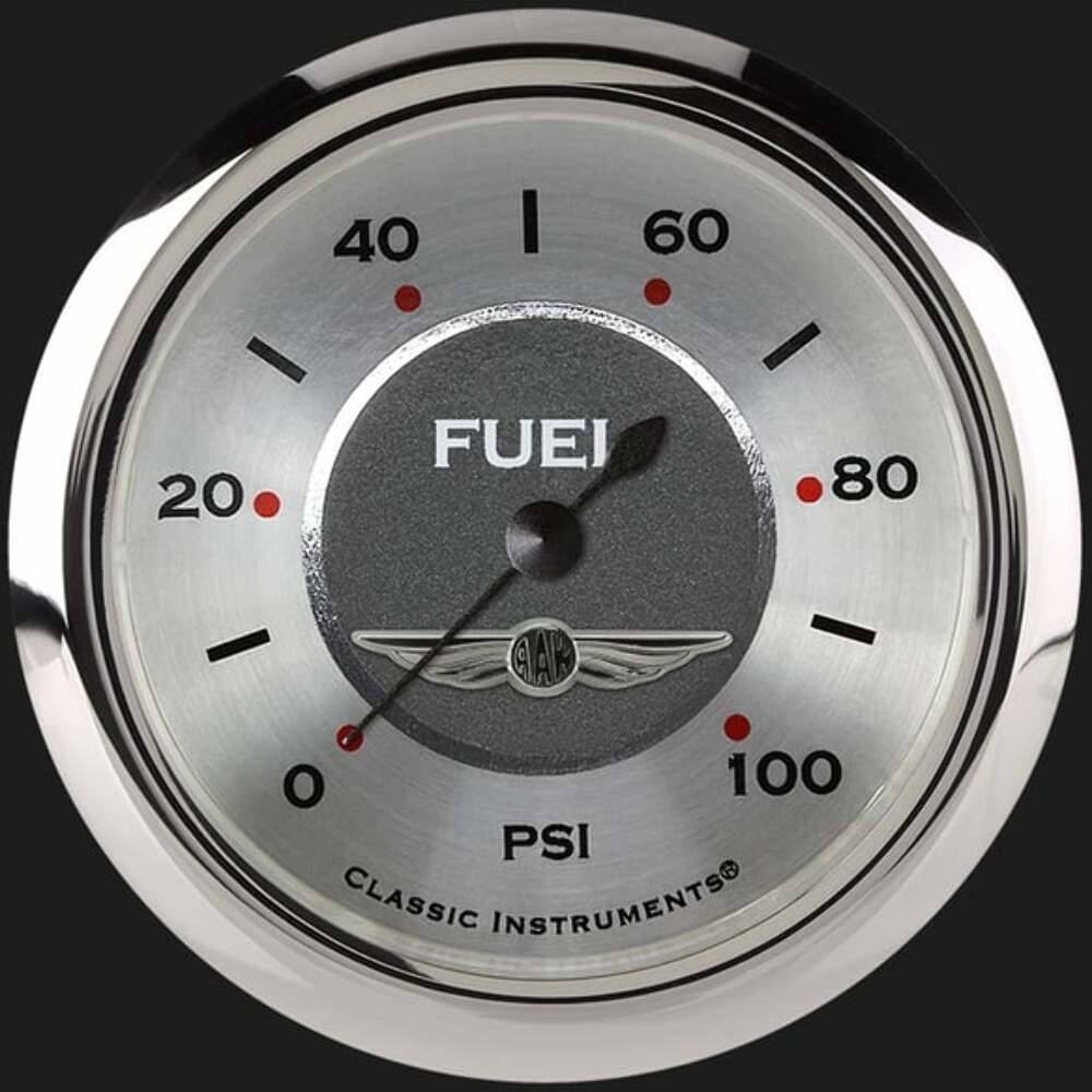 All American 2 5/8" Fuel Pressure Gauge, 100 psi AW346SRC