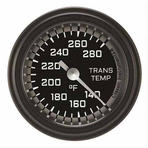 Classic analog gauge set black