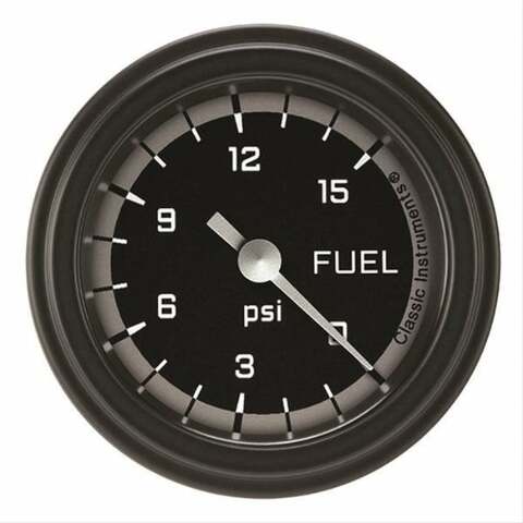 Classic analog gauge set black