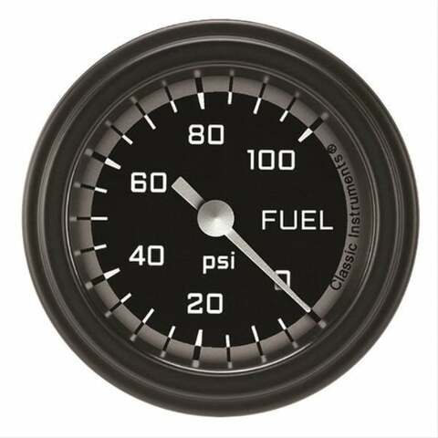 Classic analog gauge set black