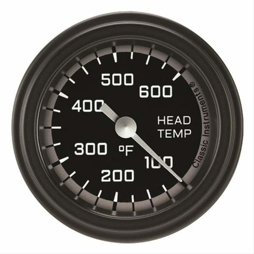 Classic analog gauge set black