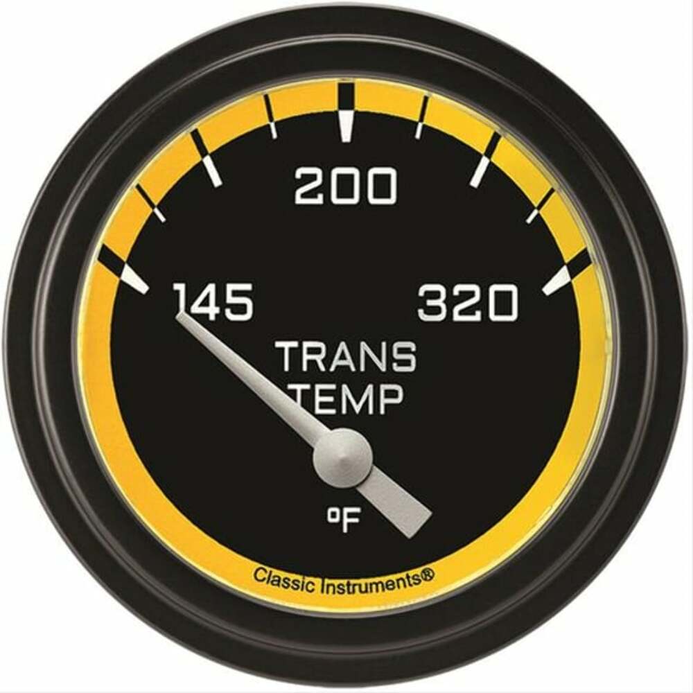 Classic analog gauge set black