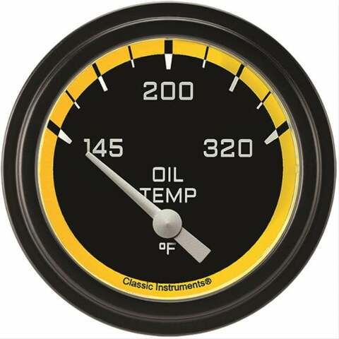 Classic analog gauge set black
