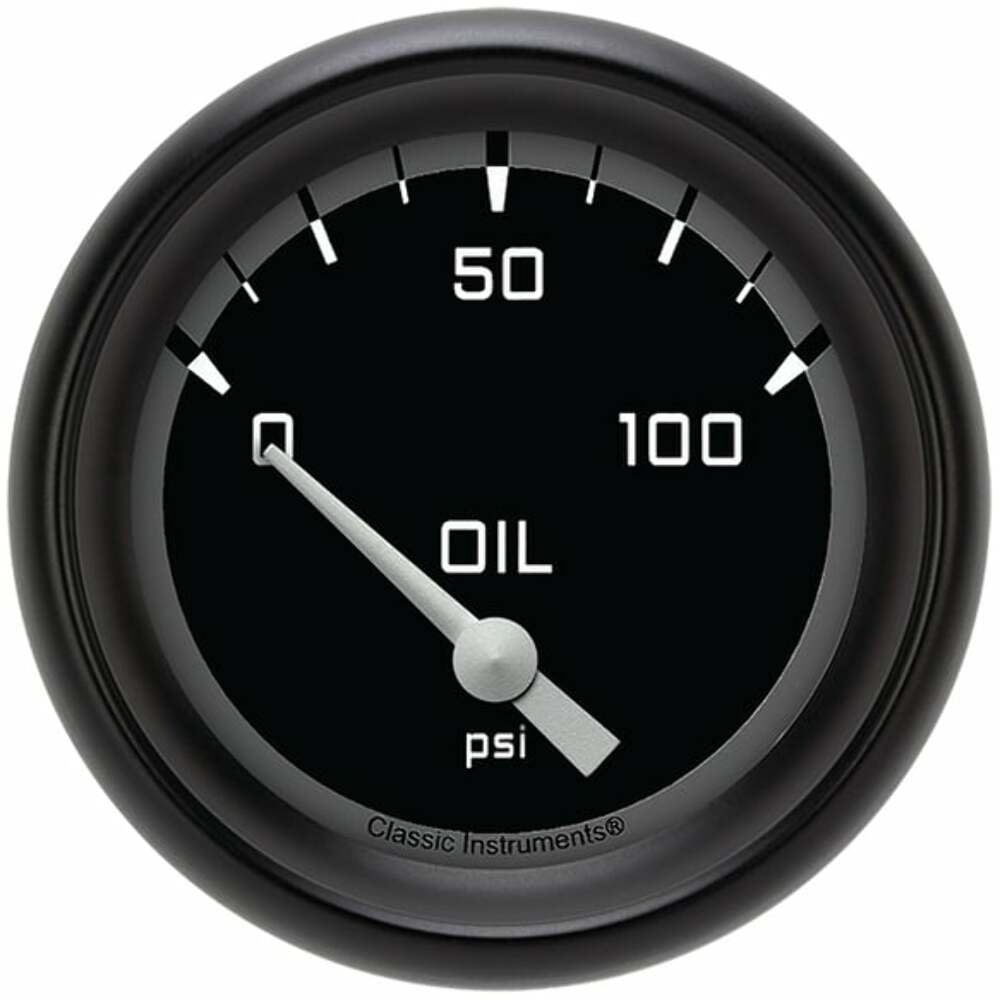 Classic Instruments Oil Pressure Gauge black