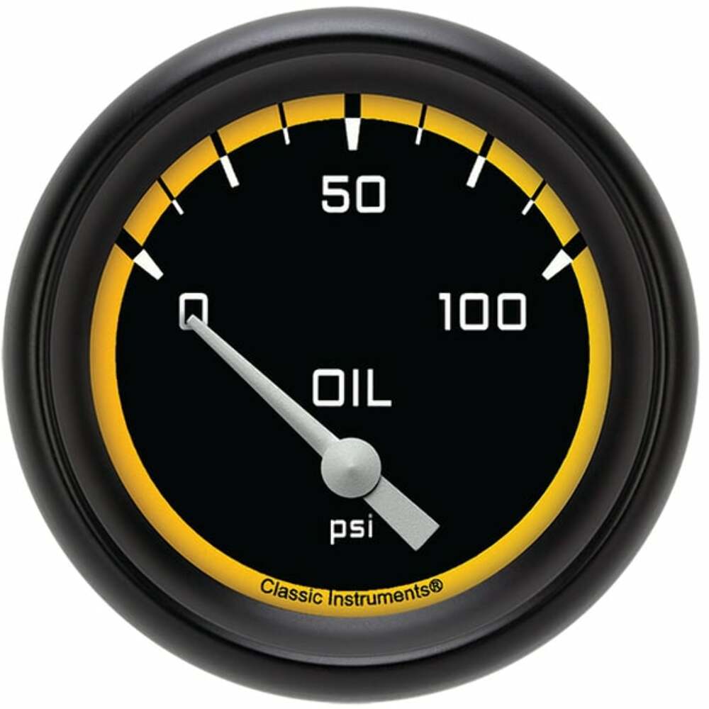 Classic Instruments Oil Pressure Gauge black