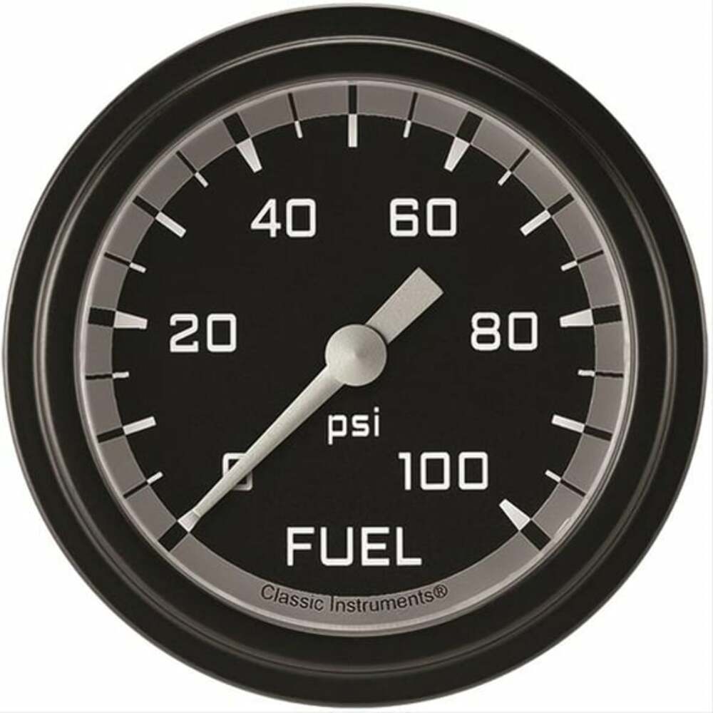 Classic analog gauge set black