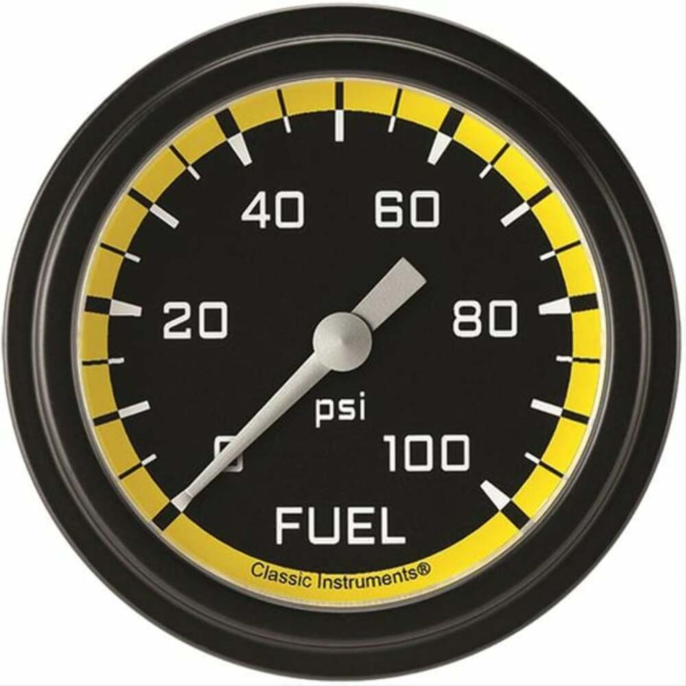 Classic analog gauge set black