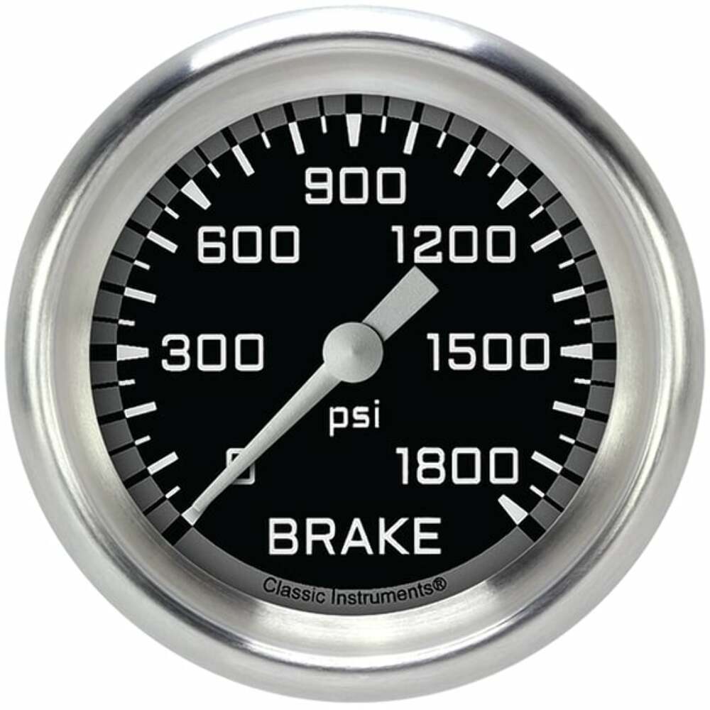 Classic analog gauge set black
