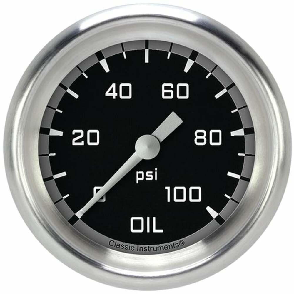 Classic Instruments Oil Pressure Gauge black