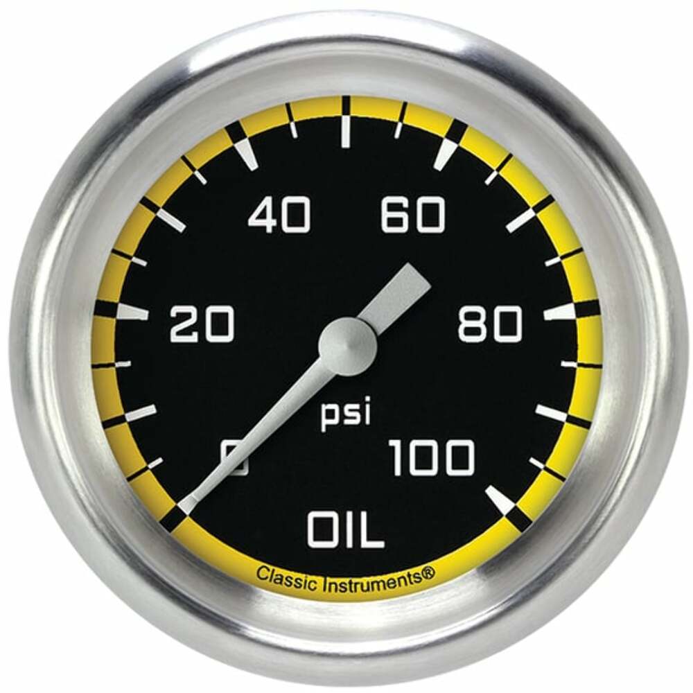 Classic Instruments Oil Pressure Gauge black