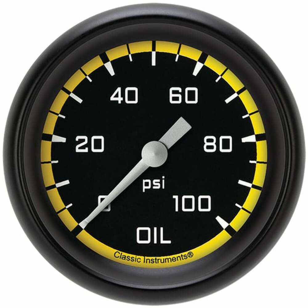 Classic Instruments Oil Pressure Gauge black