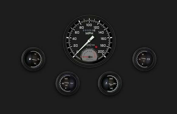 Auto Cross Gray 4 5/8" Speedtachular AX65GBLF
