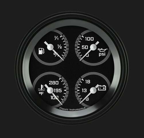 AutoCross Gray 3 3/8" Quad AX73GBLF