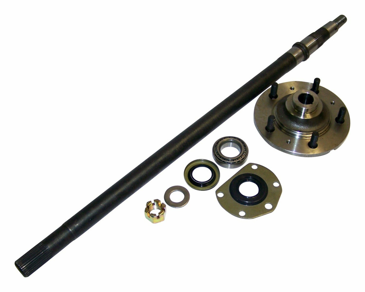 rear rear axle shaft assembly for 1976-79 Jeep CJ w/ Quadra-Trac Rear Left 8127079K steel 4x4 drivetrain