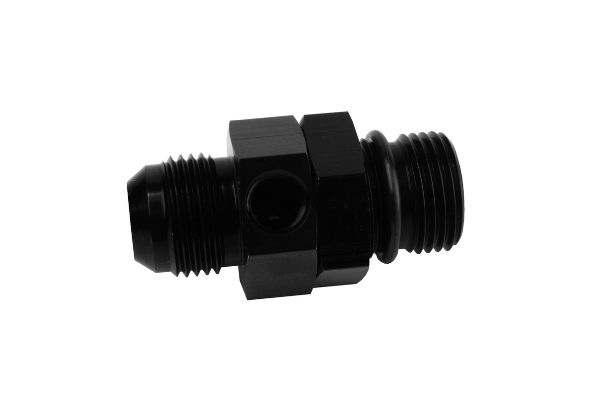 Aeromotive inline fuel pressure gauge adapter -10 ORB to -10 AN 15696