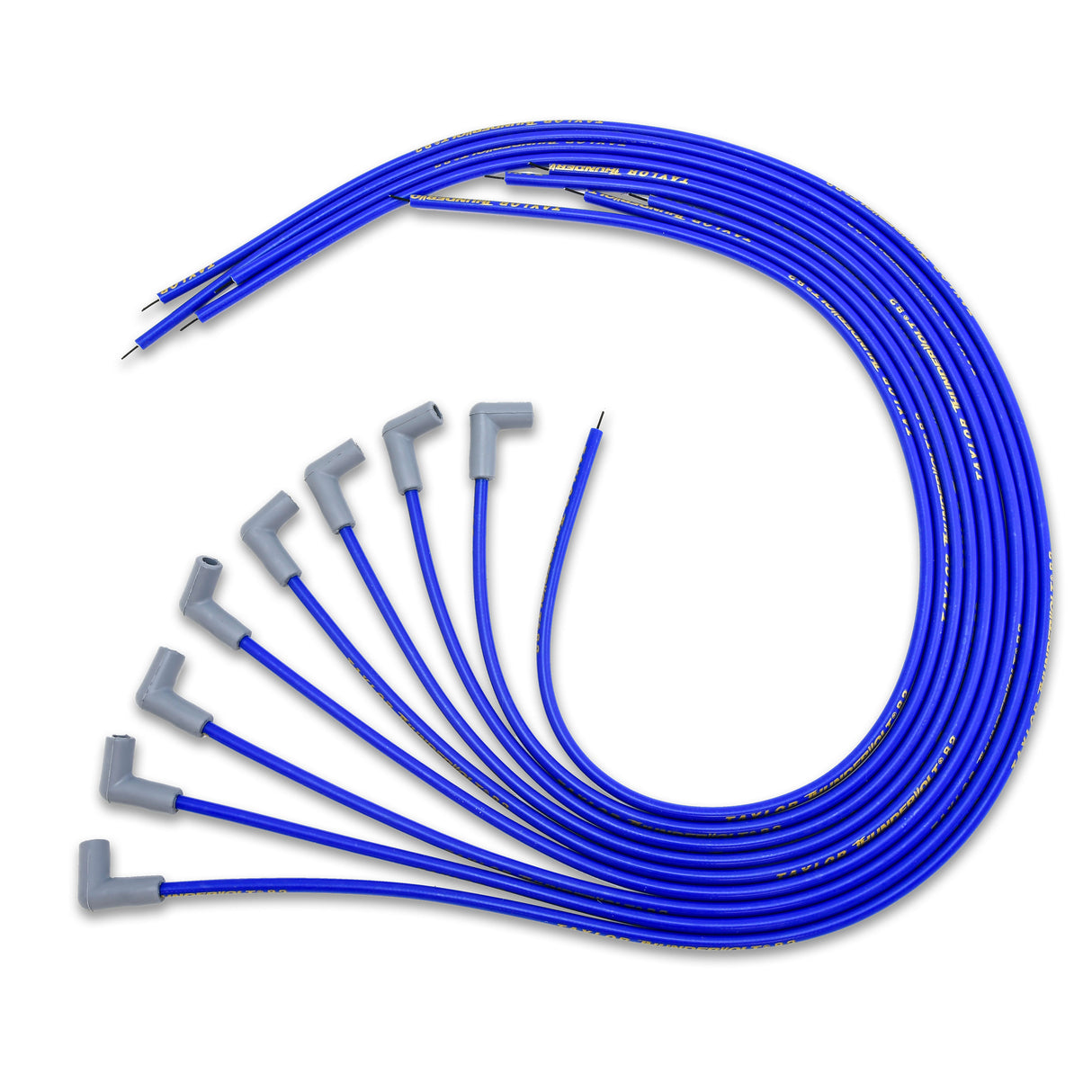 Spark Plug Wire Set Universal 8.2mm Silicone Thundervolt 90? 40 ohm/ft 83651