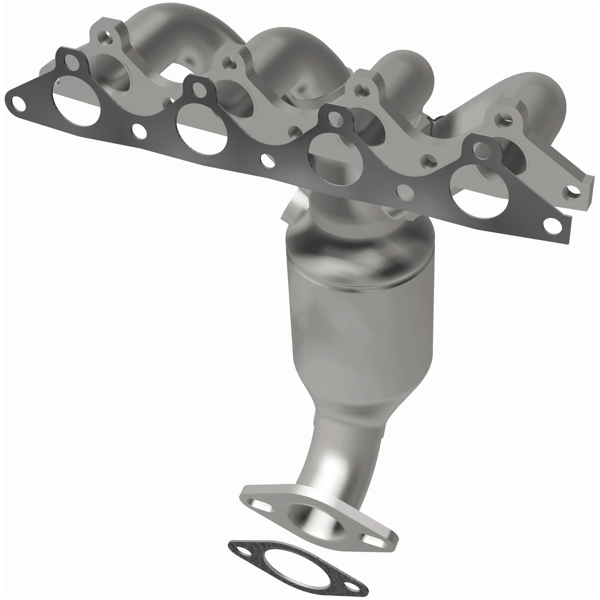 Catalytic Converter with Integrated Exhaust Manifold for HM Grade Federal / EPA Compliant Direct-Fit Manifold Catalytic