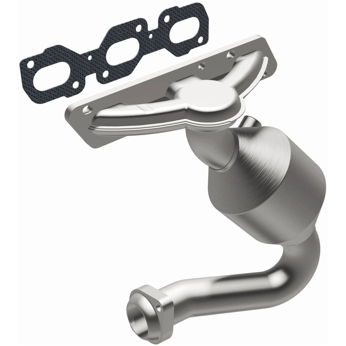 Catalytic Converter with Integrated Exhaust Manifold for HM Grade Federal / EPA Compliant Direct-Fit Manifold Catalytic