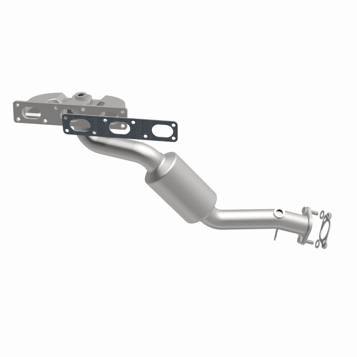 Catalytic Converter with Integrated Exhaust Manifold for HM Grade Federal / EPA Compliant Direct-Fit Manifold Catalytic