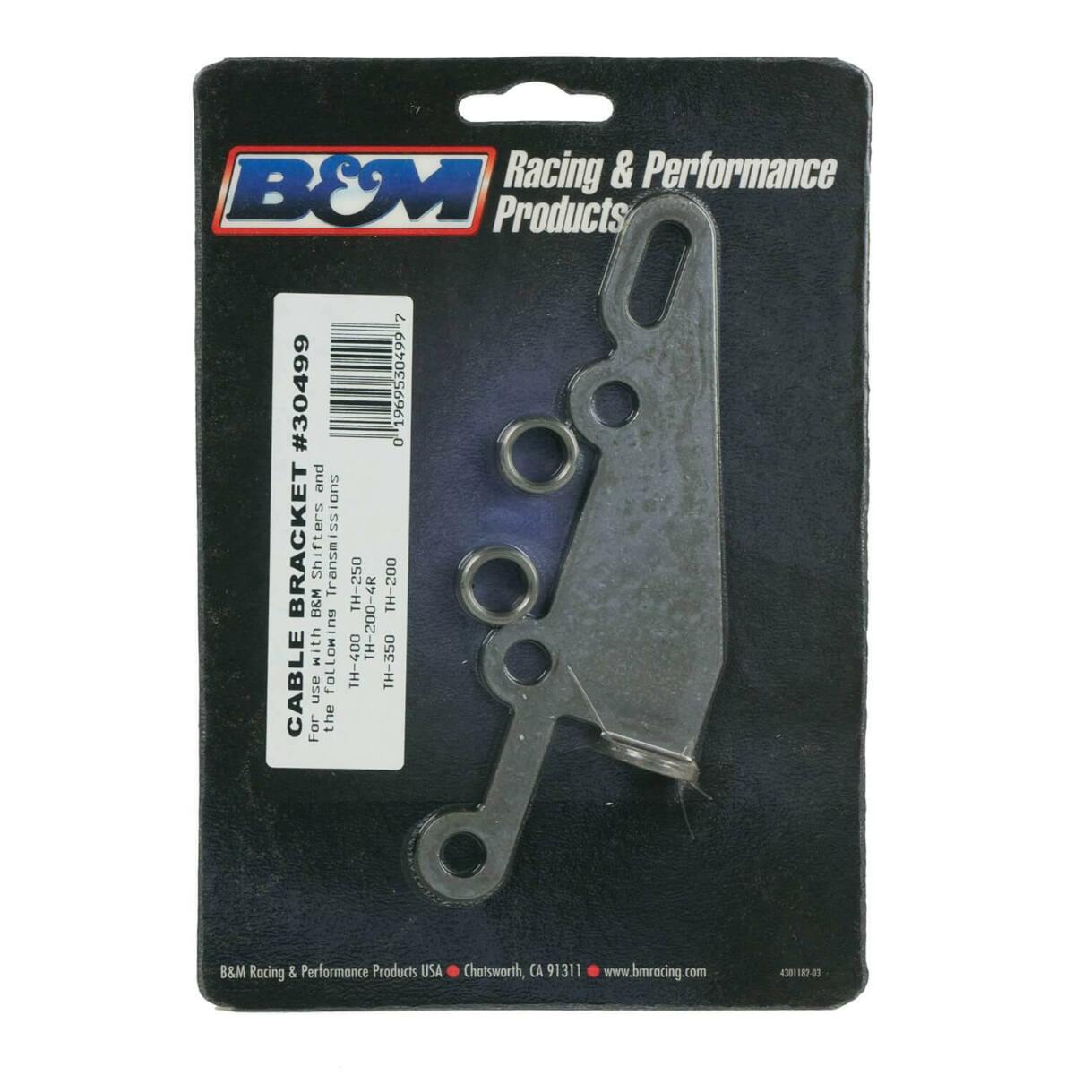 B&M 30499 - Cable Bracket Kit - GM - TH400, TH350, TH250, TH200, 700R4, 2004R, 4L60E and 4L80E Transmissions