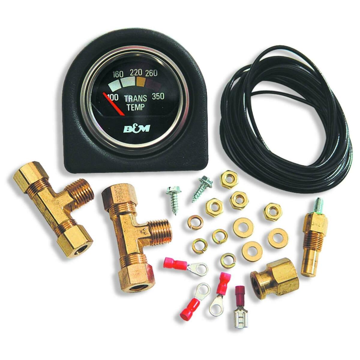 80212 Automatic Transmission Oil Temperature Gauge Kit black