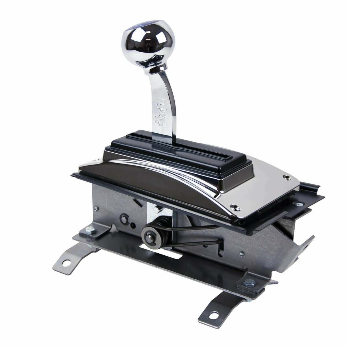 B&M 80688 Automatic Shifter, Console Quicksilver black
