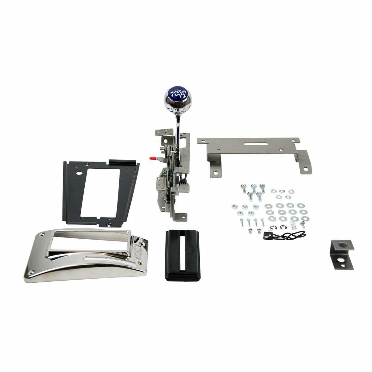 B&M 80688 Automatic Shifter, Console Quicksilver black