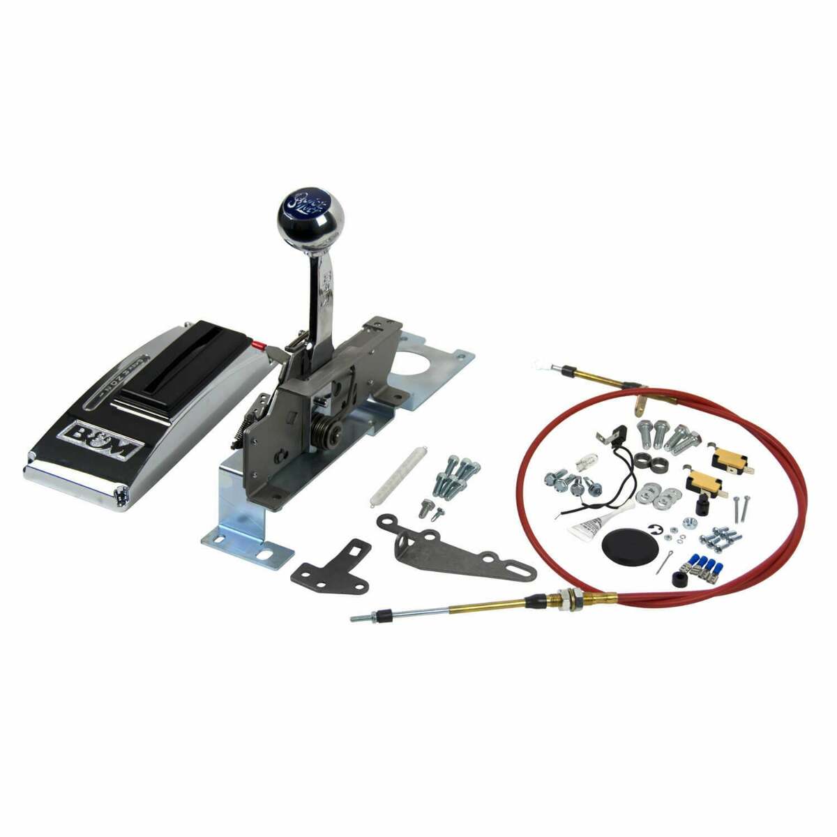 81125 Console Quicksilver Shifter, 1968-1972 Chevelle black