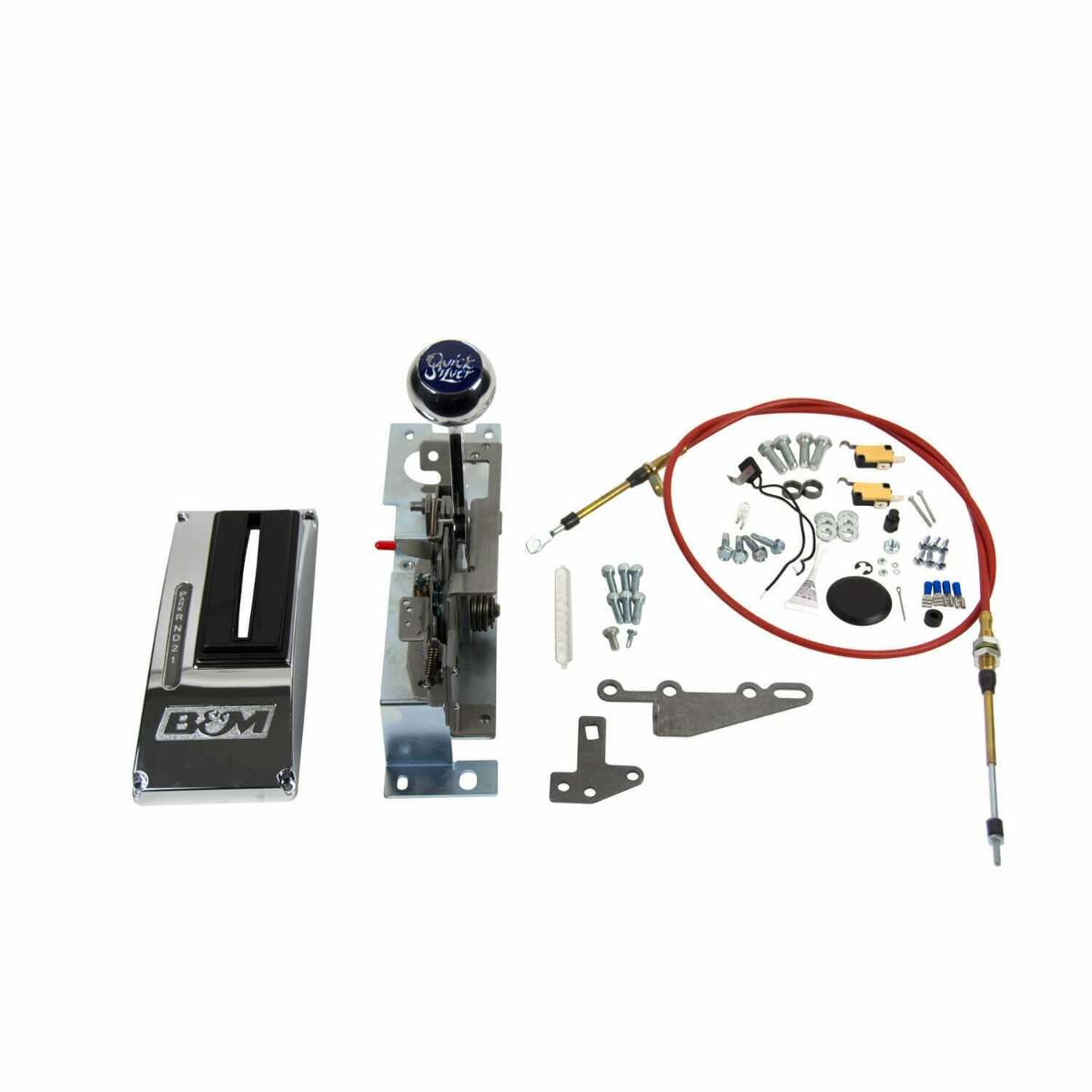 81125 Console Quicksilver Shifter, 1968-1972 Chevelle black
