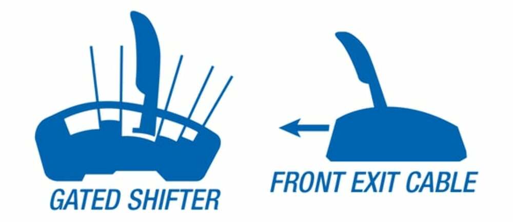 Automatic Gated Shifter - Pro Stick PG billet aluminum