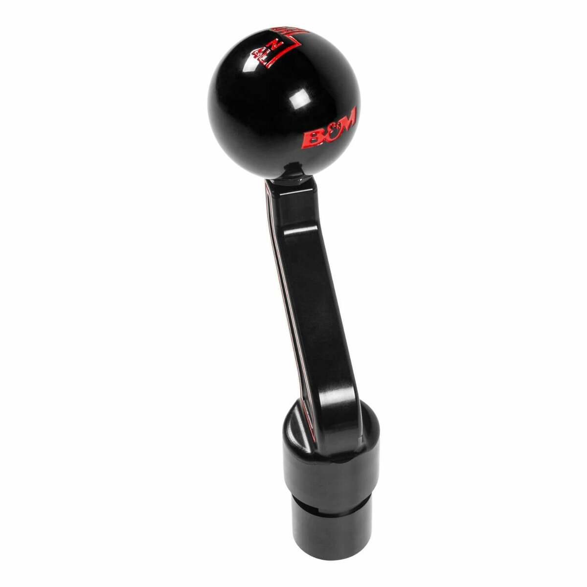 Billet Extended Transfer Case Handle & Shift Knob billet aluminum black anodized