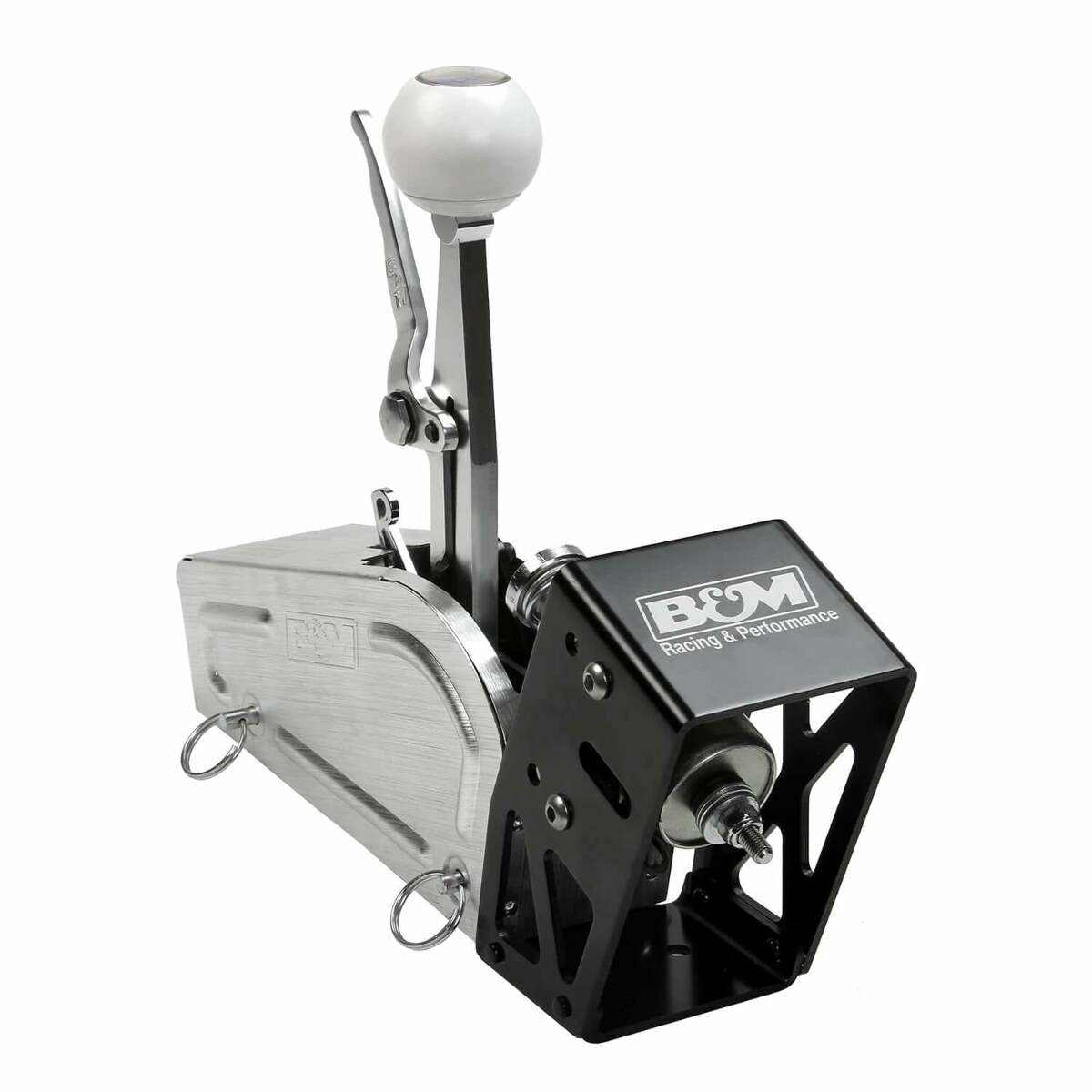 B&M Electric Shifter Solenoid aluminum stainless steel