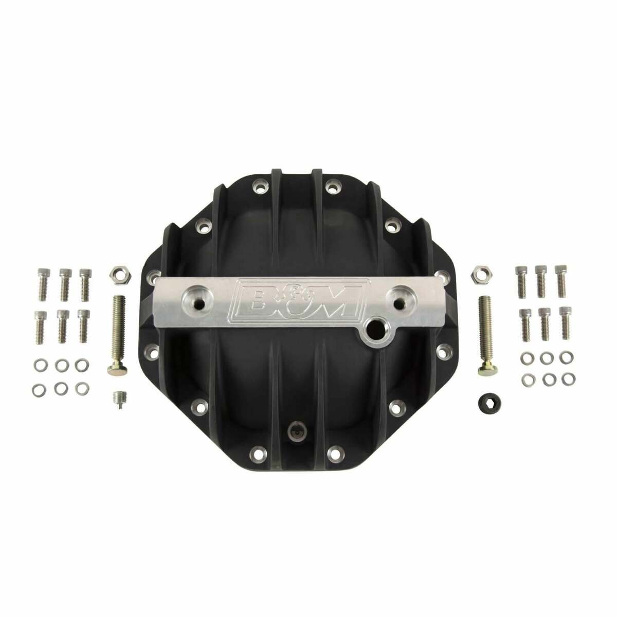 Hi-Tek Aluminum Differential Cover for Chrysler 9.25-inch - Black aluminum black anodized