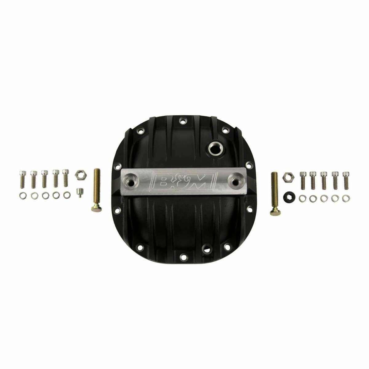 Hi-Tek Aluminum Differential Cover for Ford 8.8-inch - Black aluminum black anodized