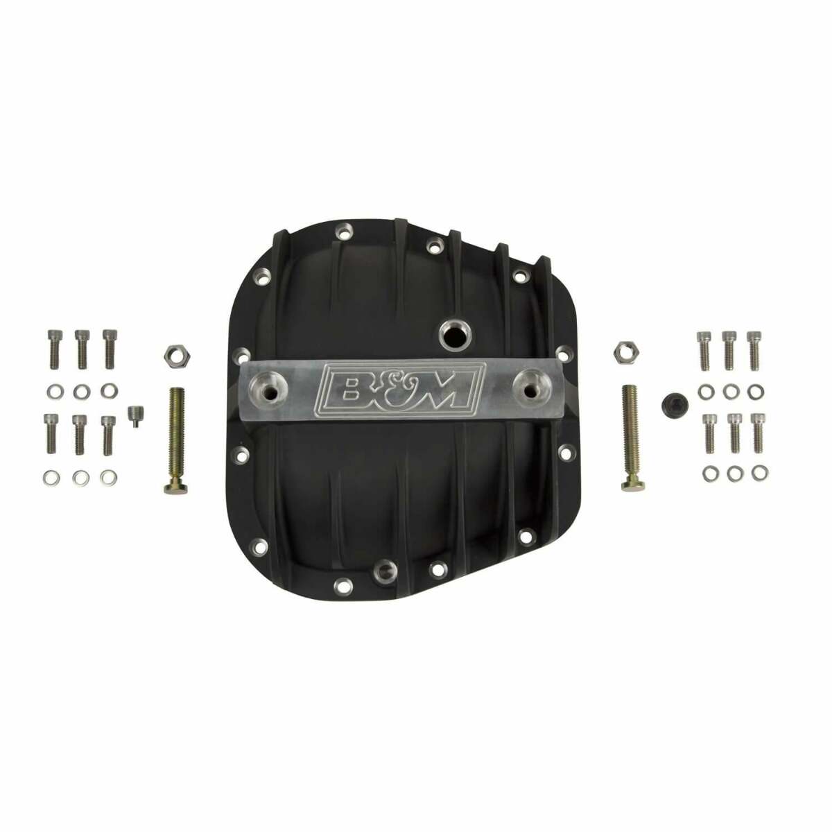 Hi-Tek Aluminum Differential Cover for Ford 9.75-inch - Black aluminum black anodized