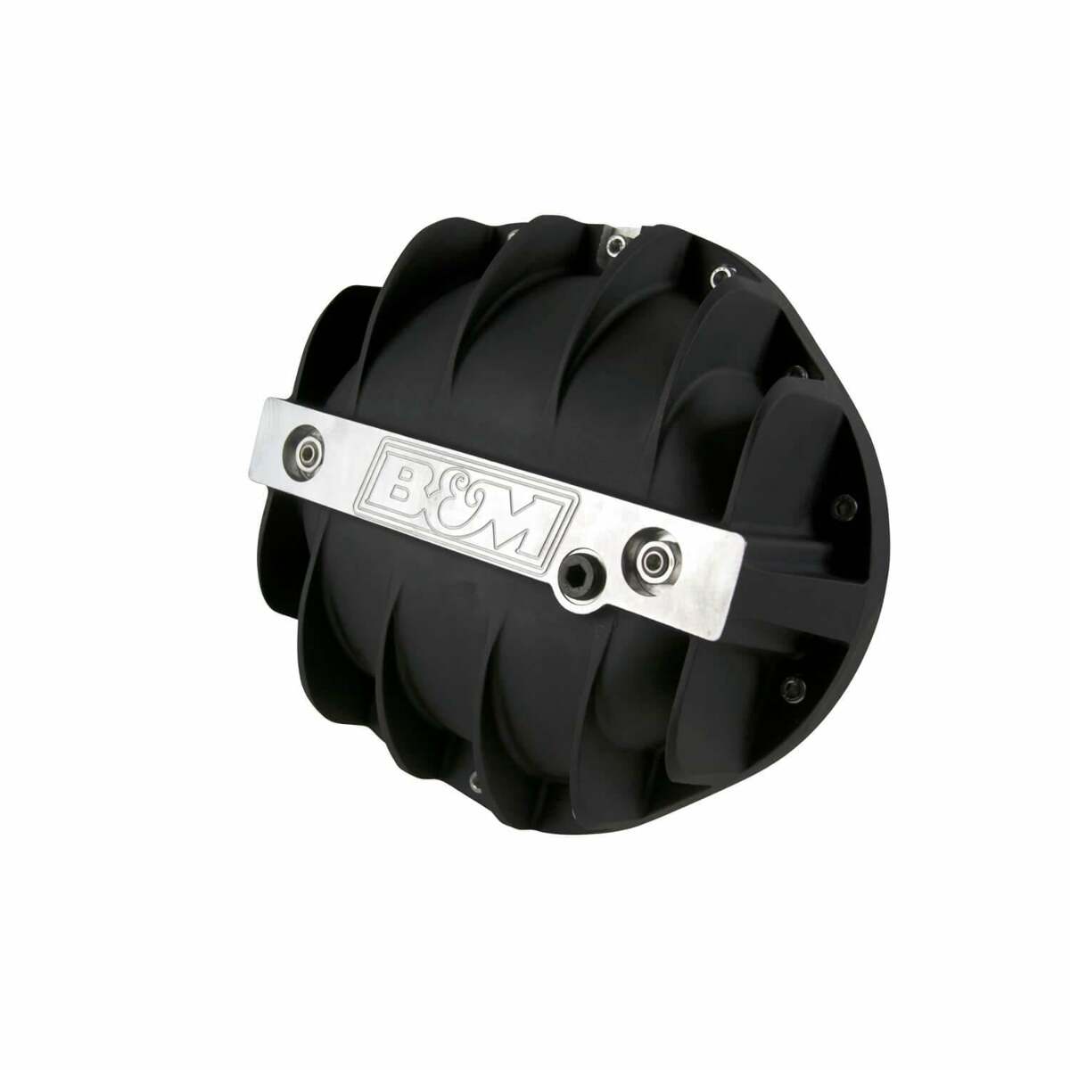 Hi-Tek Aluminum Differential Cover for GM 9.5-inch 14-bolt - Black aluminum black anodized