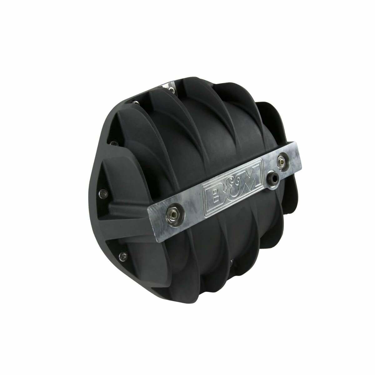 Hi-Tek Aluminum Differential Cover for GM 9.5-inch 14-bolt - Black aluminum black anodized