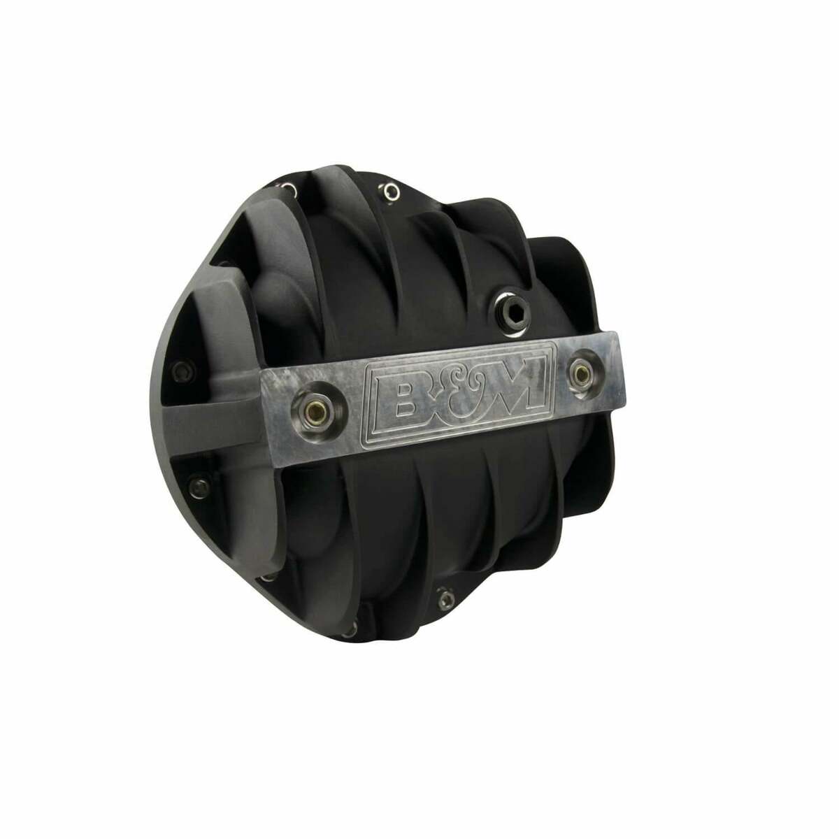 Hi-Tek Aluminum DifferentialCover for GM 8.875inch 12-bolt Truck-Black aluminum black anodized
