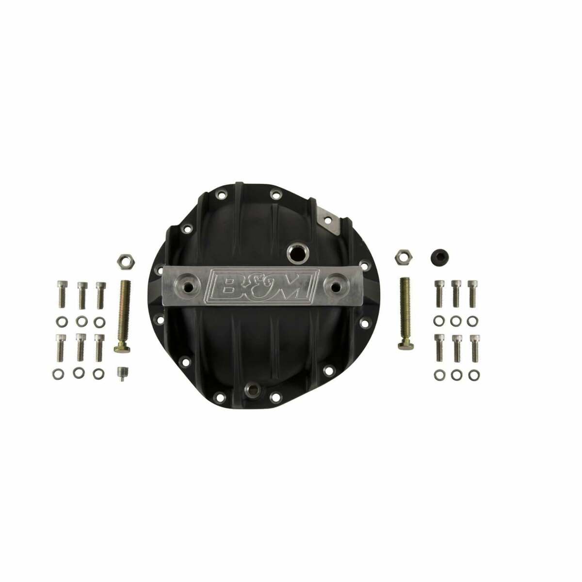 Hi-Tek Aluminum DifferentialCover for GM 8.875inch 12-bolt Truck-Black aluminum black anodized