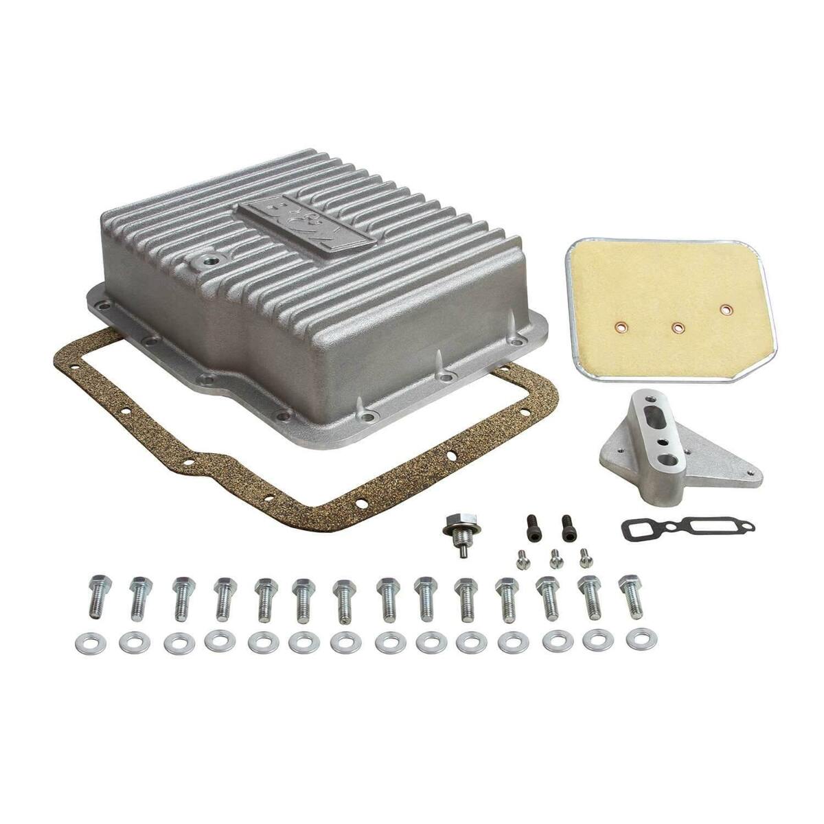 Hi-Tek Deep Trans Pan for GM Powerglide Transmission aluminum