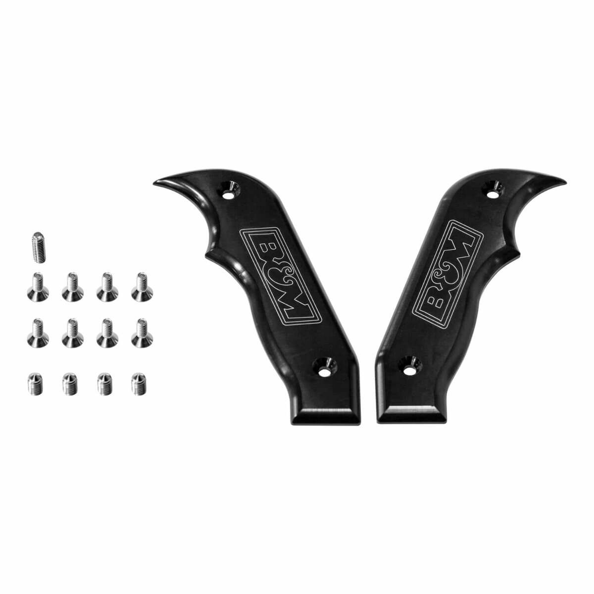 Magnum Grip Auto Shift Handle Set billet aluminum black anodized