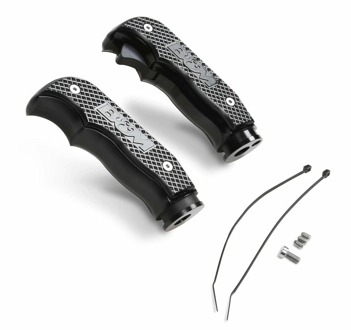Magnum Grip Auto Shift Handle Set billet aluminum black anodized