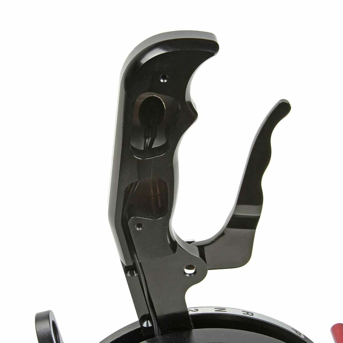 Magnum Grip Side Plate with 12V Button billet aluminum black anodized