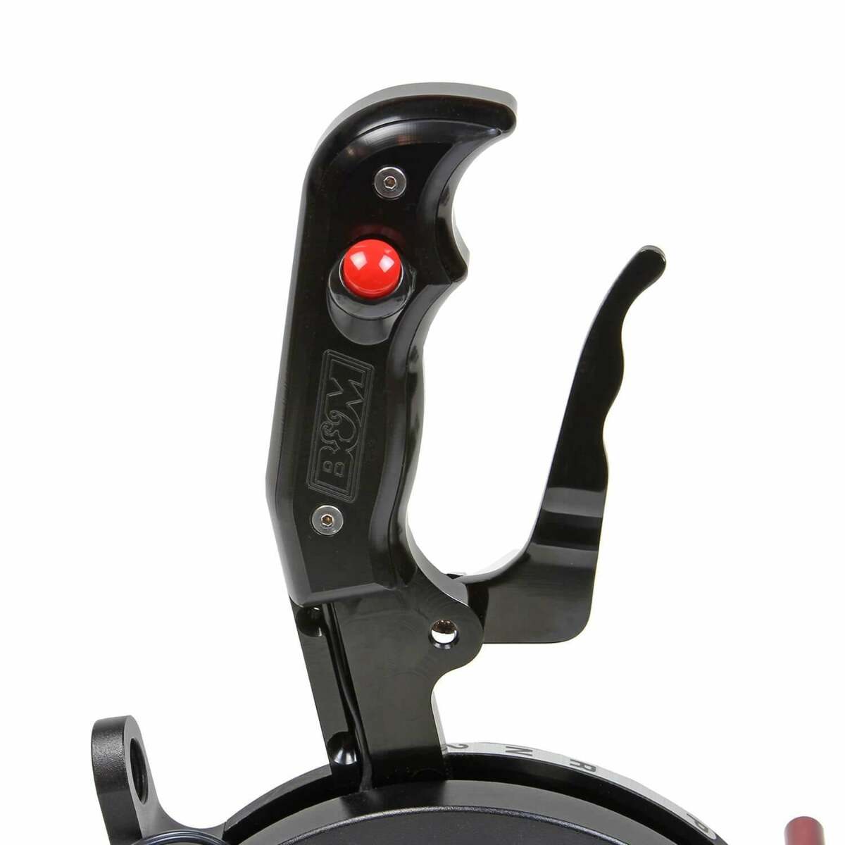 Magnum Grip Side Plate with 12V Button billet aluminum black anodized