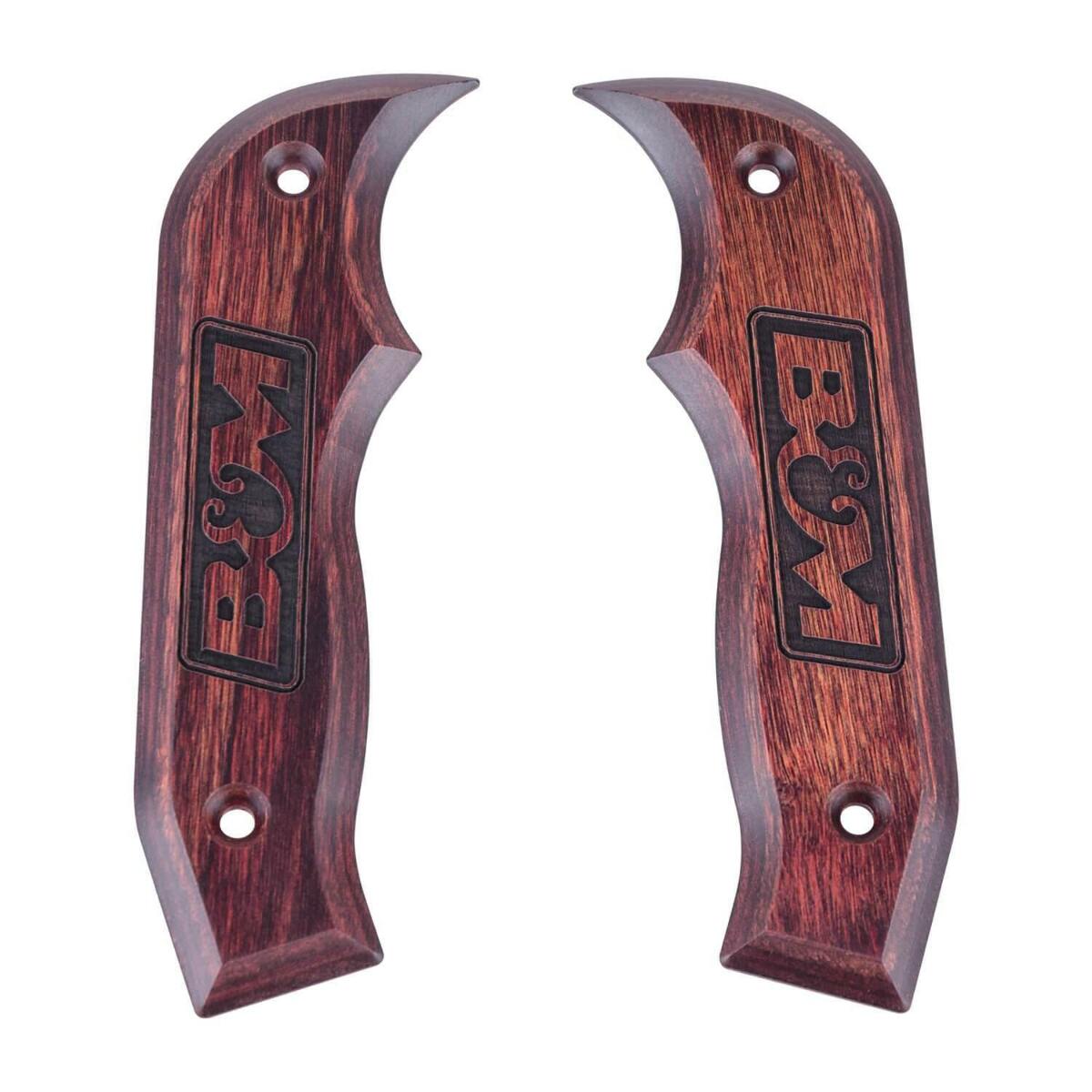 Magnum Grip Side Plates - Rosewood black anodized